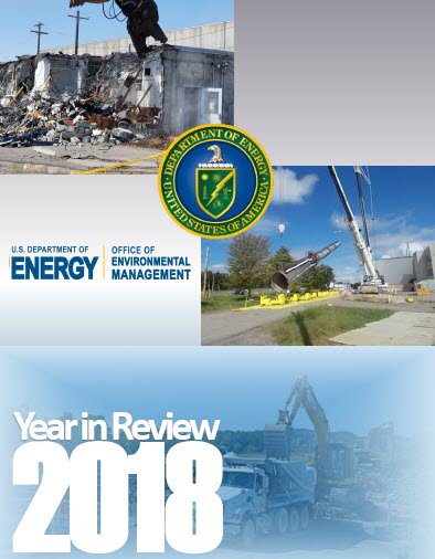 Thanks to our dedicated workforce and tremendous support from <a href="/Energy/">U.S. Department of Energy</a> to get work done at our sites, look at what EM achieved across the complex--Check out the 2018 EM Year In Review at energy.gov/em/mission/yea…! <a href="/Energy/">U.S. Department of Energy</a> #ProgressThroughAction #Ilovemyjob