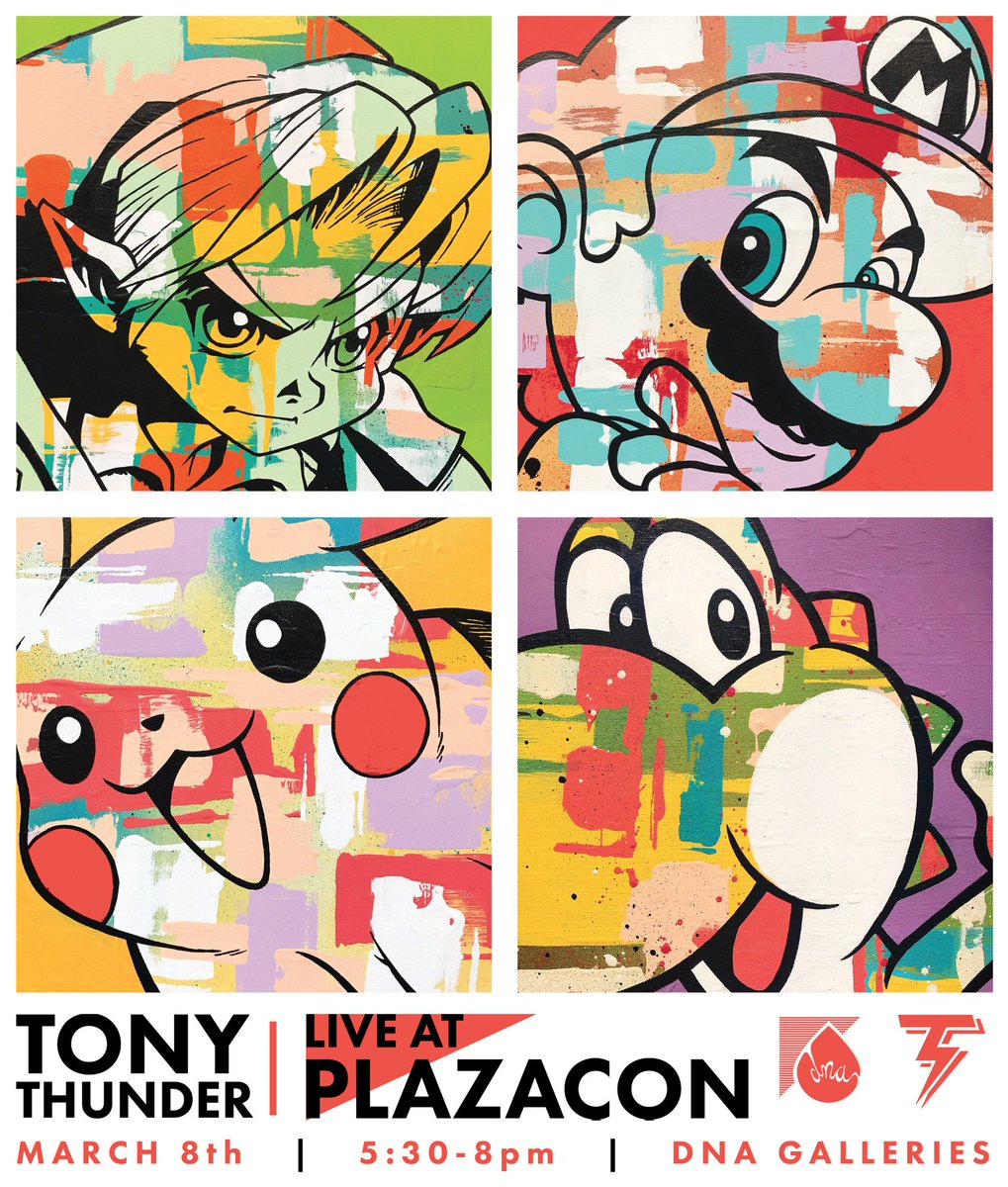 DNAGalleries's tweet image. Stop by our shop tonight from 6-10pm during Live on the Plaza for our newest exhibition of 3 Oklahoma artists NGHBRS, Sarah Black, and Ian Spencer. Plus two featured artists for tonight only during Plazacon Tony Thunder and Kjelshus Collins! See you there!