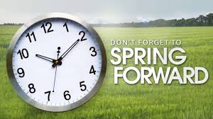 Don’t forget to set your clocks ahead Sunday. One less hour of sleep but one more hour of sunshine. #daylightsavings