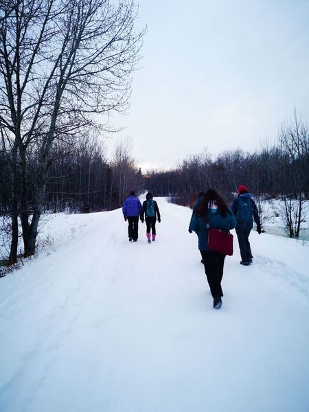 Our #UrbanWalk in @fish_creek park last night #VoitersFlats to #BeboGrove with members lead by @tracyohn and attended also by @HikingSchool #funtime #yyc #walk #hike