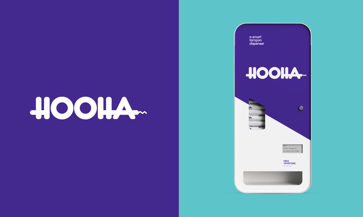 hugeinc's tweet photo. It's about time. Today, we unveiled the first smart tampon dispenser at #SXSW2019 on #InternationalWomensDay Read more in @Adweek here: https://t.co/7V9etEx26T https://t.co/1HtOIsH9Ol