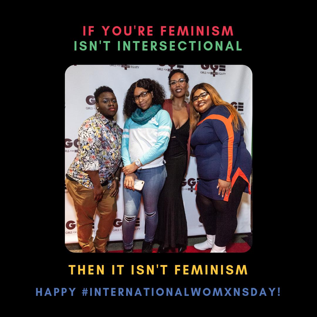 Living our lives through a Black feminist lens, every day is #InternationalWomensDay. But today esp we want to uplift the work of organizations who are working to empower women and girls:

✊🏾 @BlackWomensBP 
✊🏾 @SadieNash 
✊🏾 @MeTooMVMT 
✊🏾@LeadSoulSisters 
✊🏾 @YoungWomenFree