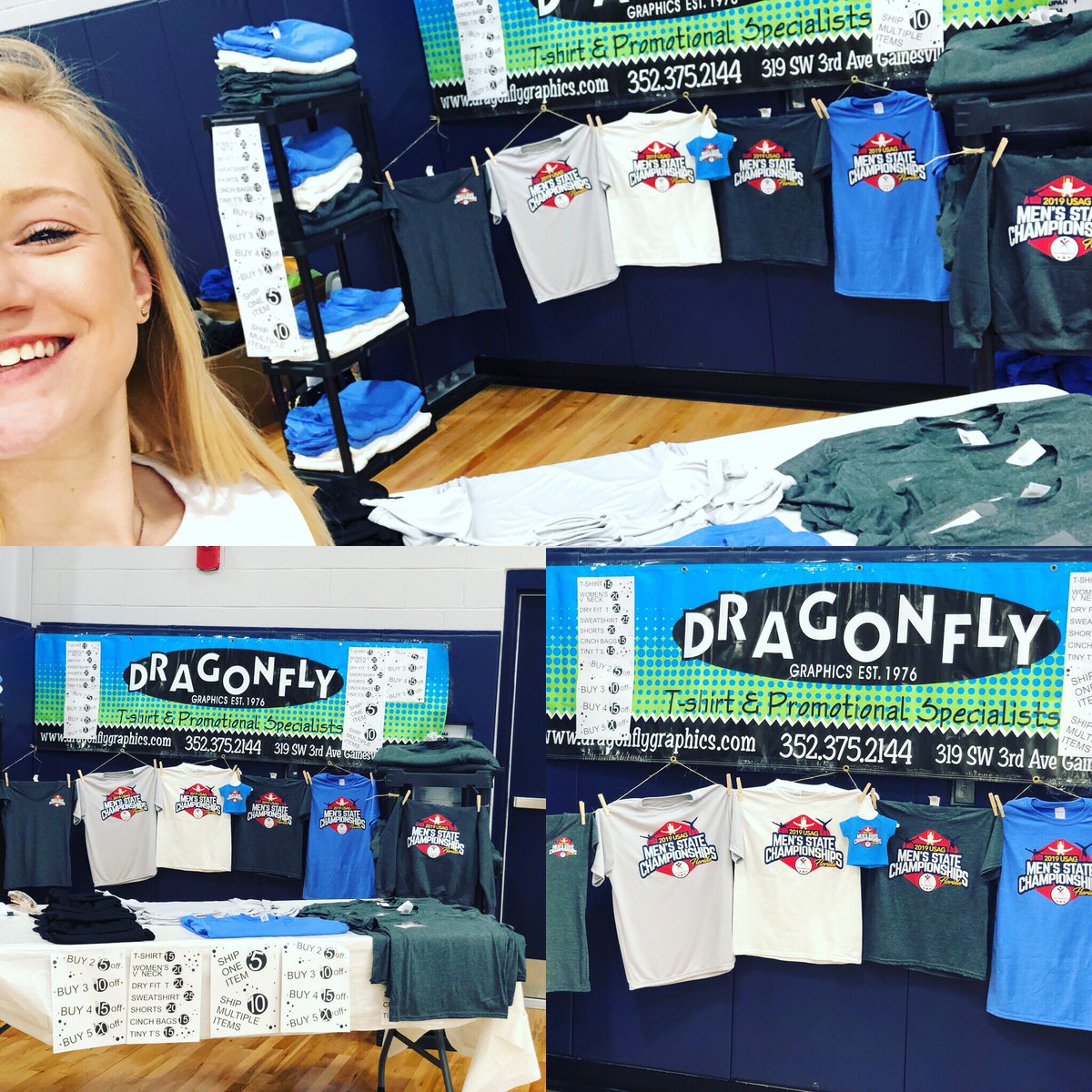 DragonflyGRAFIX's tweet image. @suncountrysports Live Printing At Sun Country #topclient