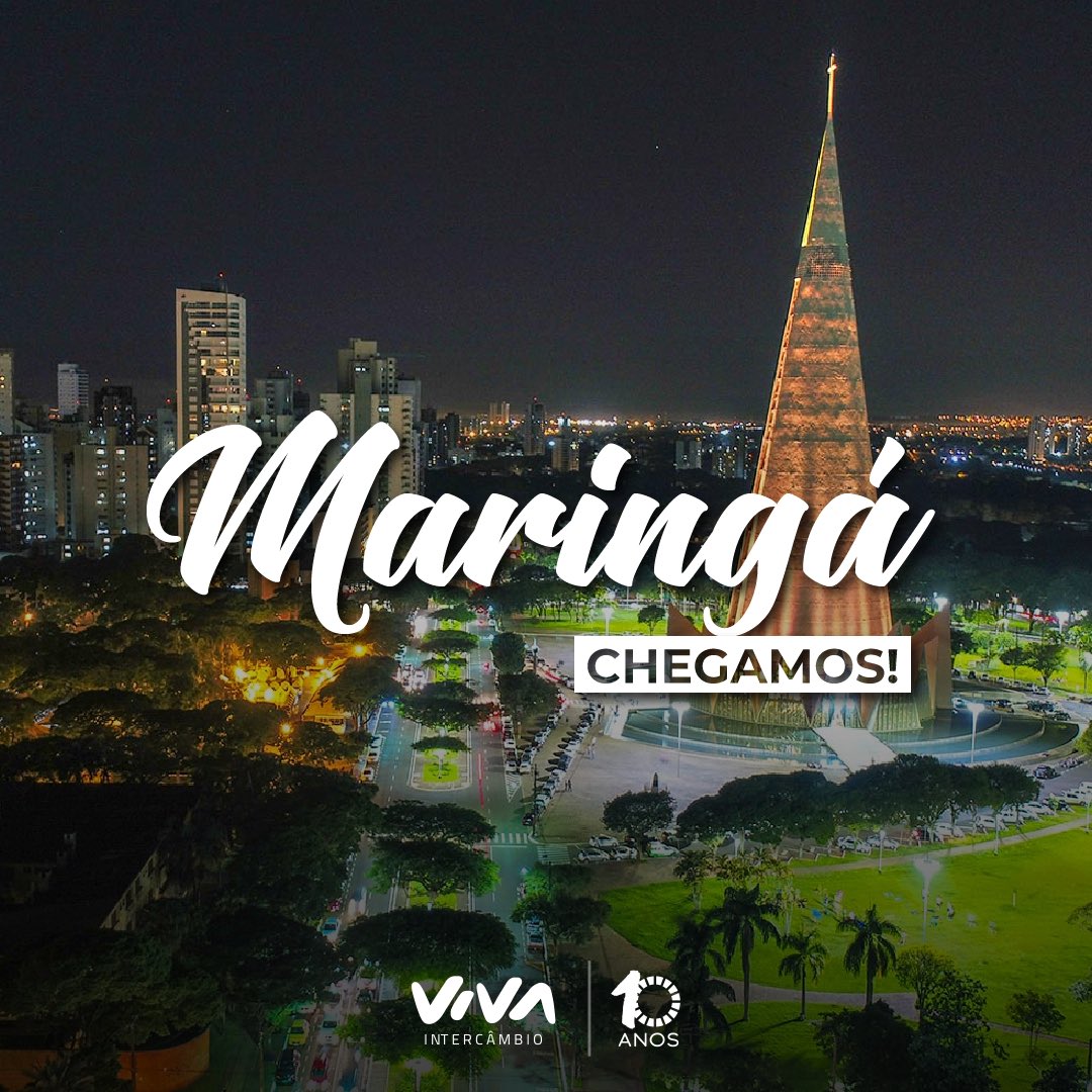 IntercambioViva's tweet photo. Alô Maringá, a VIVA está com vocês agora! Conheça nossos programas de intercâmbio e chegue ainda mais longe! ✈️🌎

#VIVASeuDestino #VIVAIntercambio #Maringa #Parana #Sul #Intercambio #Viagem #Estudo https://t.co/qdgICwDECN