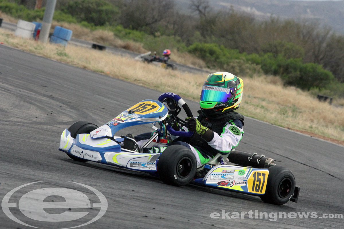 #EKNatCOTA #Tucson
Mini Rok Pre-Qualifying
1. Logan Toke - 57.592
2. Enzo Deligny
3. Ian Qiu
4. Anthony White
5. Ethan Thorne
6. Flavio Aquini
7. Kaden Dosmann
8. Patrick Molnar
9. Ryan Cassels
10. Zach Olsen
#TeamCooperTire #LetsROK