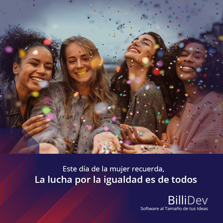 billi_dev's tweet image. Hoy celebramos a las mujeres que con su esfuerzo cambian el mundo cada día.

La lucha por la igualdad es de todos. 
#InternationalWomensDay #FelizDiaDeLaMujer