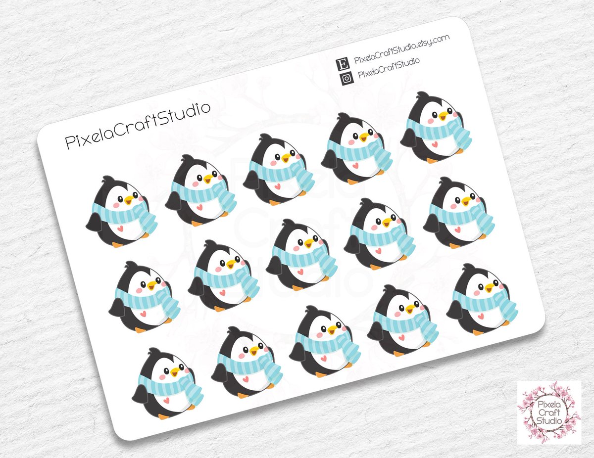 NEW ITEM - Cute Penguins Planner Stickers,Happy Penguins 
GET IT: etsy.me/2IZZule 
.
.
.
.
#plannerstickers
#happyplanner
#erincondren
#ministickers
#kawaiistickers
#cutestickers
#weeklyplanner
#erincondrenplanner
#nerdpenguins
#cutepenguinsticker