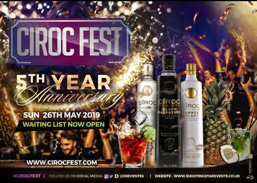 CirocFest's tweet photo. The one and ONLY Cirocfest is back! 🤩

5 years running 🤯 don’t be silly to miss out!

Super early bird tickets.. SOLD OUT 🤷🏾‍♀️

No lacking, no time wasting! Join 👏🏾 Our 👏🏾 Waiting 👏🏾 List 👏🏾 NOW 👏🏾 https://t.co/gV6zObzPxQ 

#CIROCFEST #Whatsyourflavour #celebrateliferesponsibly https://t.co/O61rQLY6TQ