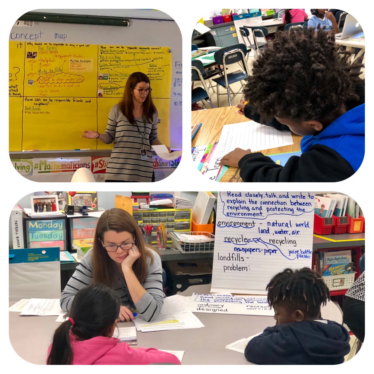Thank you <a href="/sarahkosak1/">sarahELA</a> for bringing our first and second grade teachers some great learning today as we learn how to get our students Reading, Talking, and Writing about text! 💚📚<a href="/JanetESexton/">Janet Sexton</a> <a href="/KnoxCoElemELA/">KCS Elementary ELA</a>