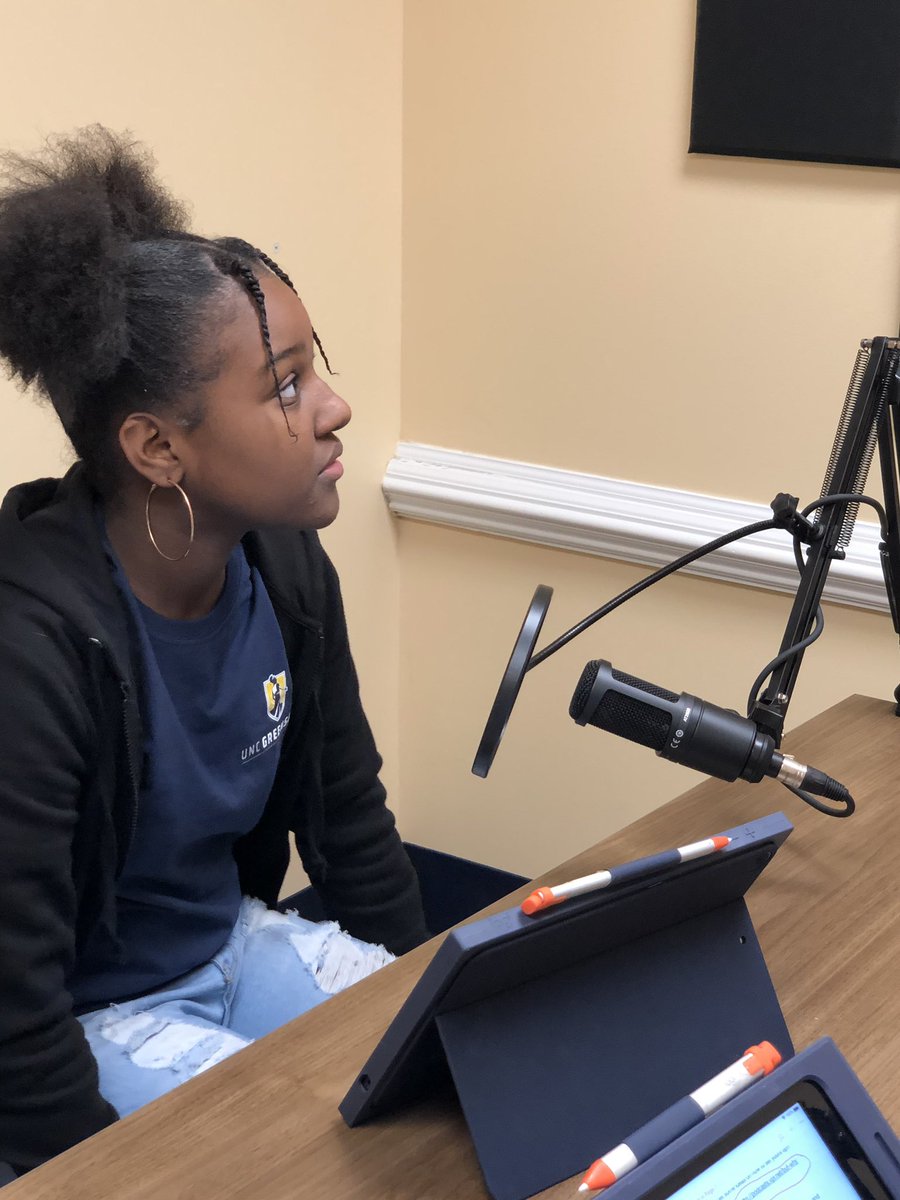 Watch <a href="/myfox8/">FOX8 WGHP</a> tonight at 6:00pm! <a href="/charles_ewing19/">Charles Ewing</a> will be doing a story about our 5th grade students and the <a href="/NPR/">NPR</a> podcast challenge!! <a href="/UNCGChancellor/">Chancellor Franklin D. Gilliam, Jr.</a> <a href="/UNCGSchoolofEdu/">UNC Greensboro School of Education</a> <a href="/UNCG/">UNCG</a> #BetterTogether