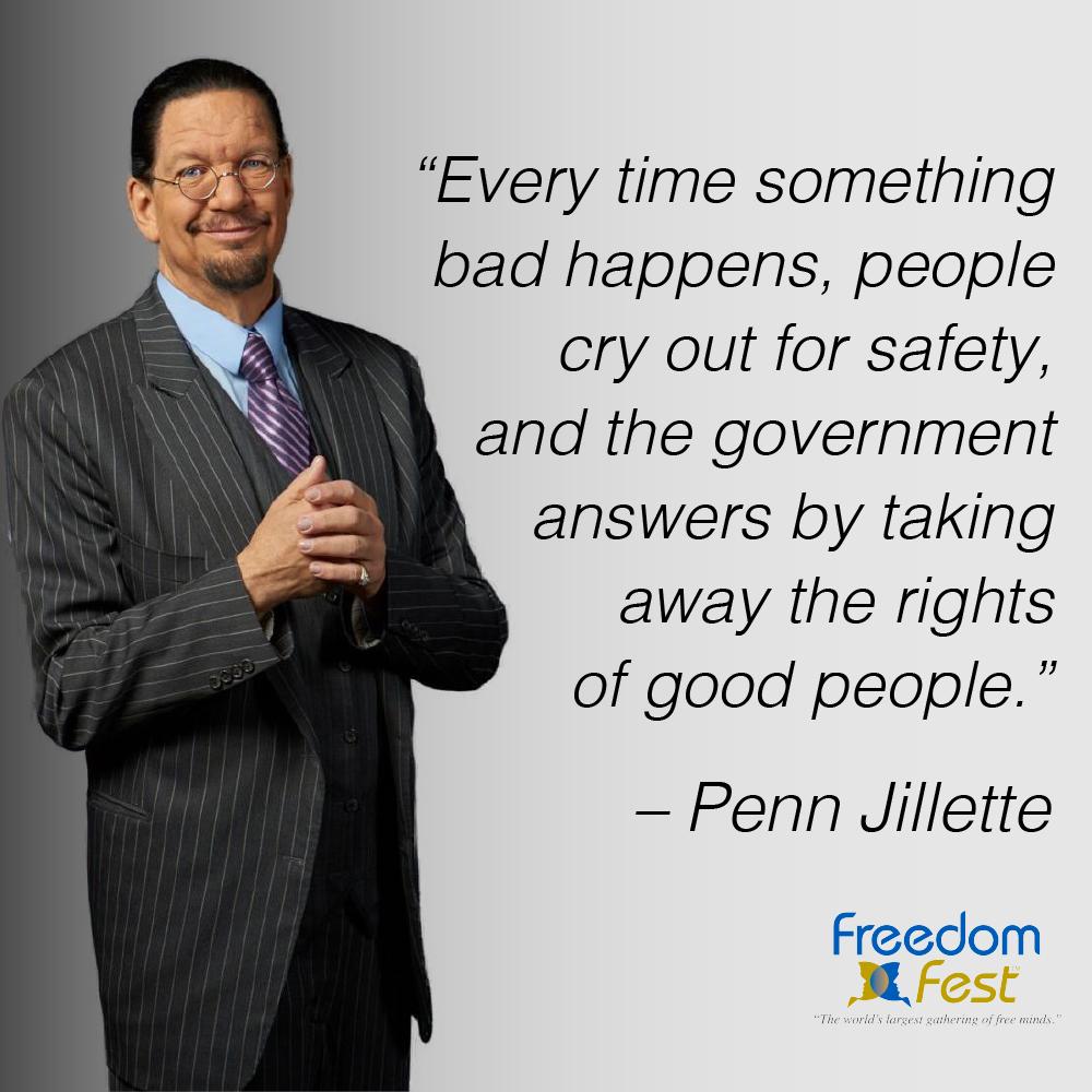 TheFreedomFest's tweet photo. @pennjillette is coming to @TheFreedomFest....for the first time on our big stage! We can't wait! Will you be there too?

Get the Early Bird rate now....and see Penn Jillette LIVE at #FFest19.

https://t.co/TYmzaIcCHf

#Libertarian
#WildWest
#lasvegas
#libertyconference https://t.co/MZ3RrAVxJK