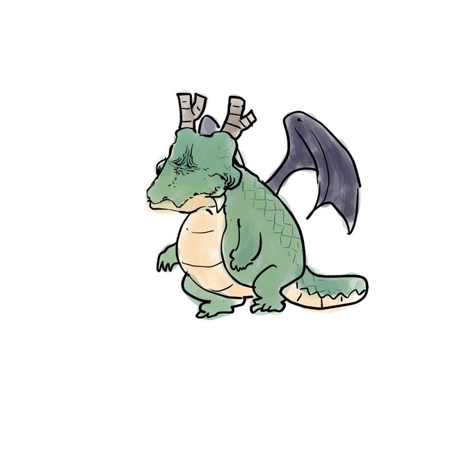 「closed mouth dragon」 illustration images(Oldest)