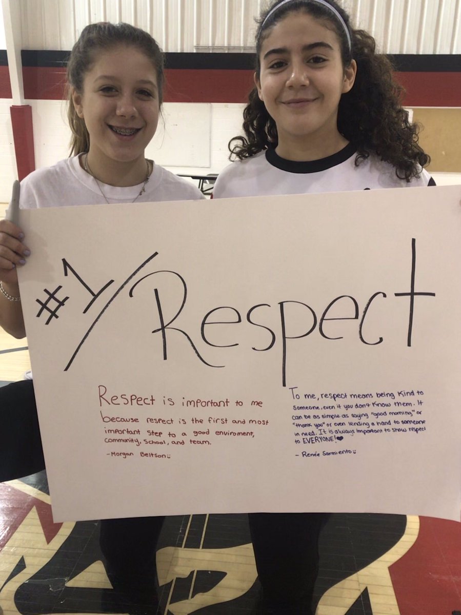 Week #1 Champions of Character: 

Morgan and Renee! These two know what it means to show respect on and off the field! #WeGreaterThanMe