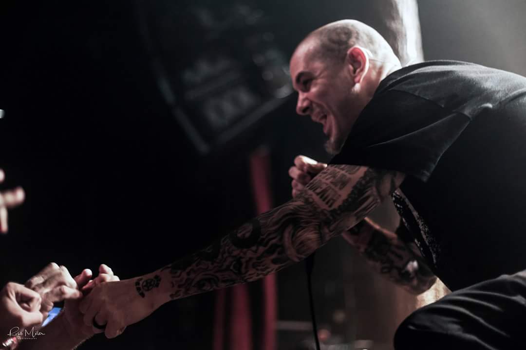 Ex-Pantera frontman <a href="/philiphanselmo/">Philip H. Anselmo</a> connecting with his fans at <a href="/treesdallas/">TREES</a>