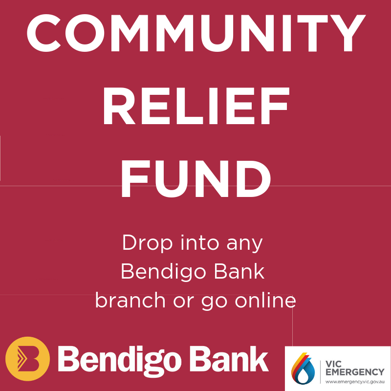 We have partnered with <a href="/bendigobank/">Bendigo Bank</a>  to establish a Community Relief Fund in support of community members affected by the recent south east Victoria fires.

Donations to the Community Relief Fund can also be made online via communityenterprisefoundation.com.au/make-a-donatio… 

emv.vic.gov.au/news/community…