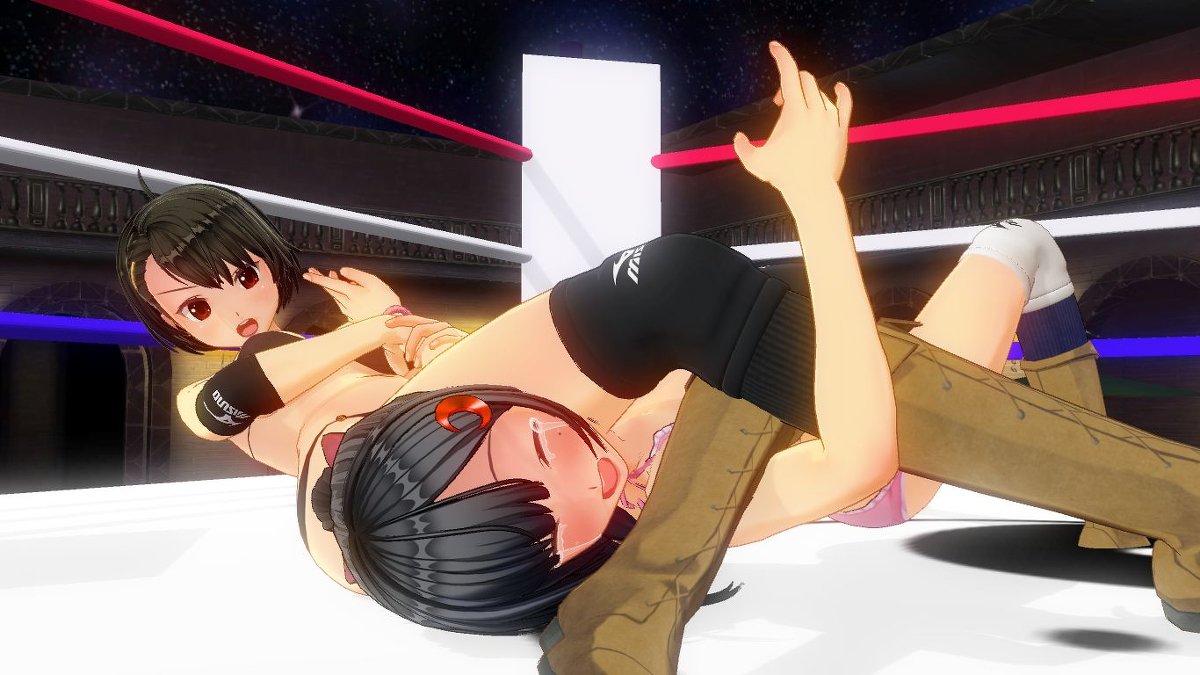 ねあんでるたん V Twitter 技絵百景ダイジェスト 女子プロレス 技絵 カスタムメイド3d2 女の子 キャットファイト 水着 おっぱい 格闘 格闘少女 T Co Mnfo1xhien