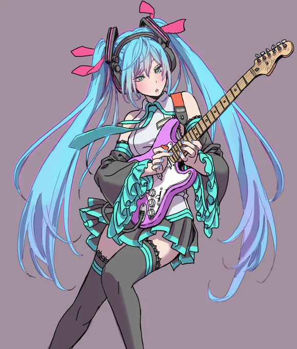 むかし描いたミクさんです。 