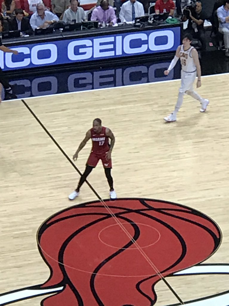 grantstern's tweet image. Rodney McGruder just had a 7-point play!

Flagrant fouled by Kevin Love while making a 3 point basket, hitting a free throw and another 3 after getting the ball back.

I've never seen one before.

#HeatLive