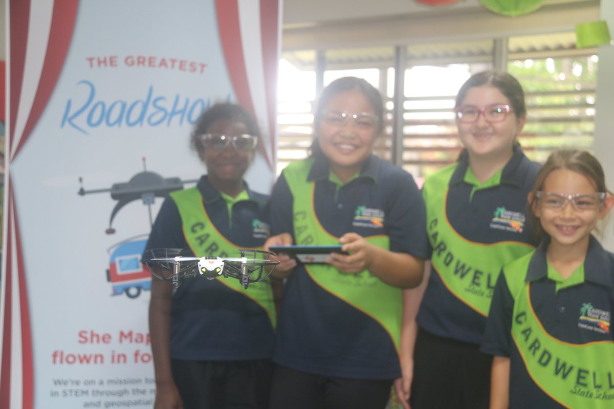Wonderful day yesterday with Cardwell State School! What a great way to start our Qld Regional Roadshow #drone <a href="/ParrotEducation/">Parrot Education</a> @citizen_gis @WomenandDrones <a href="/DigitalQld/">Digital Queensland</a> @QLDStateSchools