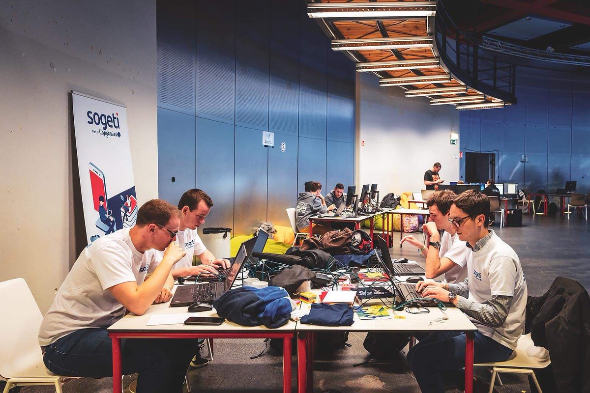 DoclerHoldingLU's tweet image. We have a feeling the sandman skipped the @gameofcode_lu teams tonight!
#CodeYourGame #Doyoucode #hackathon #coders #coding #developers