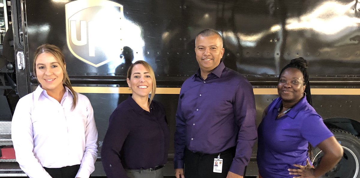 #UPSers wearing purple in celebration of #UPSWomen on #InternationalWomensDay⁠ ⁠ The Longwood Team showing our support!