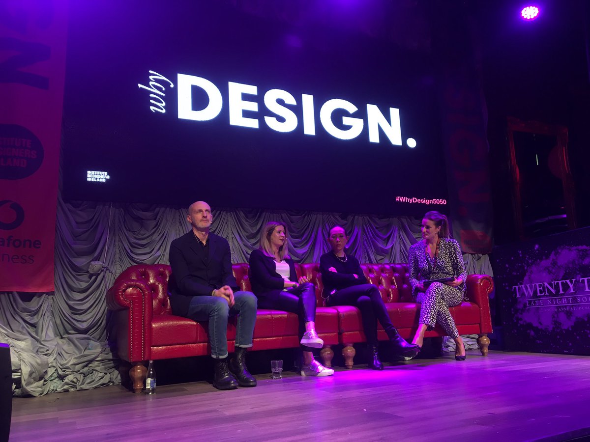 IrelandMod's tweet photo. Interesting night at #WhyDesign . It was a privilege hearing from such great designers. Would have loved to hear more about the initiative itself and more from home-grown designers(like the ones interviewed on the site).Or even advice for women in the industry!🤷♀️ Next time! https://t.co/Pea8kpshqi