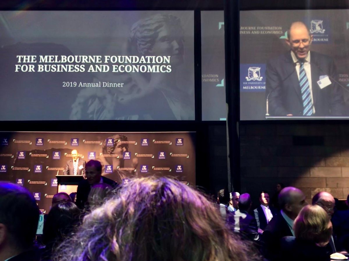 Engaging community &amp; giving back matters. It was my privilege to Co-Chair the @BusEcoNews @unimelb foundation dinner with <a href="/LordMayorMelb/">Lord Mayor of Melbourne – Nick Reece</a> to raise needed funds for #firstinfamily scholarships. We also acknowledged #Reconciliation and #IWD2019. <a href="/NorthernTrust/">Northern Trust</a> <a href="/CFS_AU/">Colonial First State</a> @MercerAu