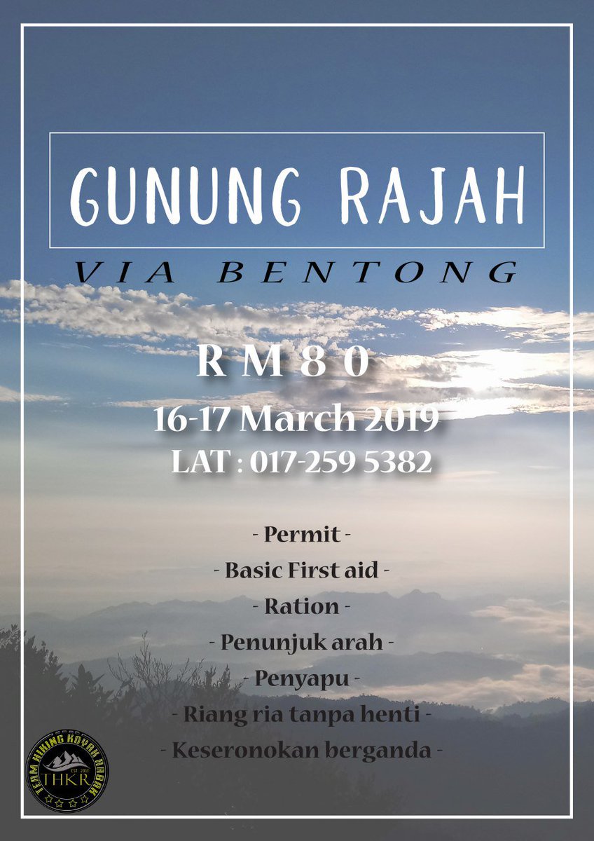 Last call dudes and dudettes!!!
Mari kita...