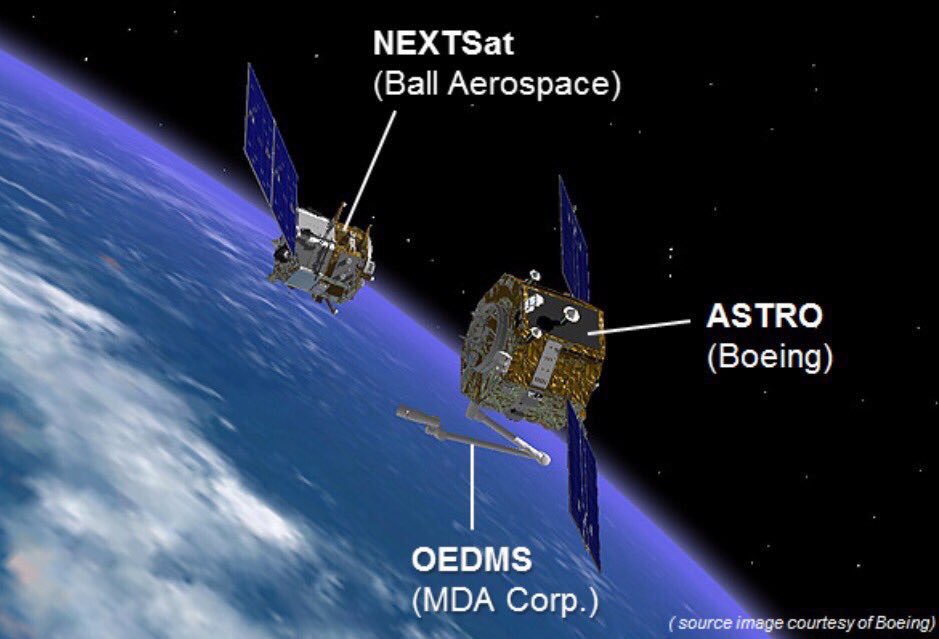 Spyder_Webb's tweet photo. #OnThisDay 8 March 2007 #OrbitalExpress launched
It aimed to develop โa safe and cost-effective approach to autonomously service satellites in orbitโ
It consisted of 2 #spacecraft: an #ASTRO servicing #satellite & a serviceable satellite #NEXTSat
#space #astronomy #SolarSystem https://t.co/RlE7gYgso2