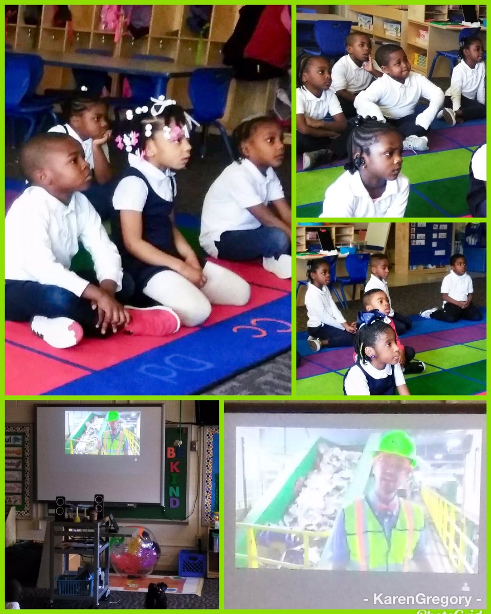 karrrebear1's tweet photo. We used Apple TV to visit a ♻️Recycling Plant today. You could hear a pin drop! Everyone was so engaged in learning about what happens to their trash. ♻️ @BCECC_DAYMAC  #DAYMAC https://t.co/a1m7UaC2Bl
