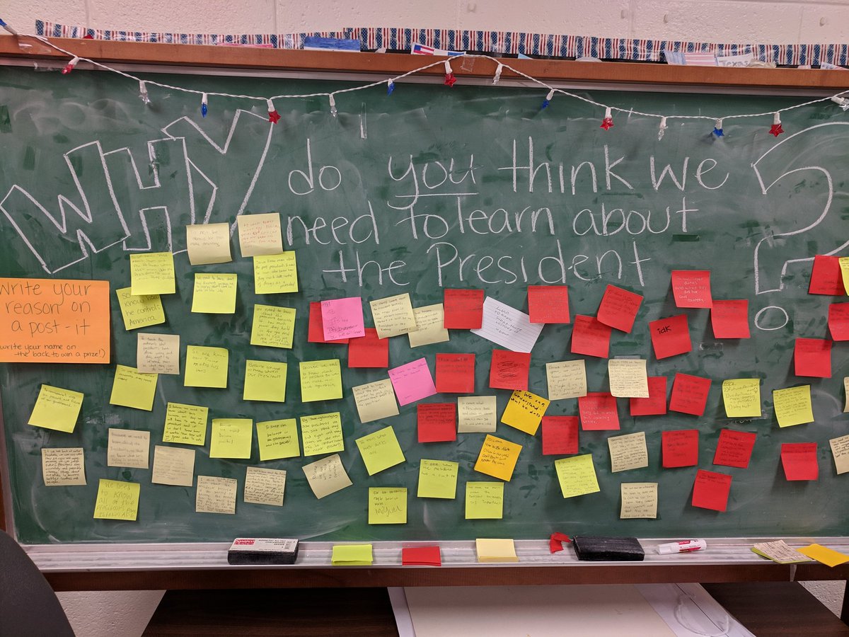 SterlingMiddle1's tweet photo. It's not enough to know WHAT you're learning, students succeed best when they know WHY they learn it. This is how they do that in @teacher_swag's class. #sterlinggrit #whathowwhy https://t.co/w9oVZIeZnT