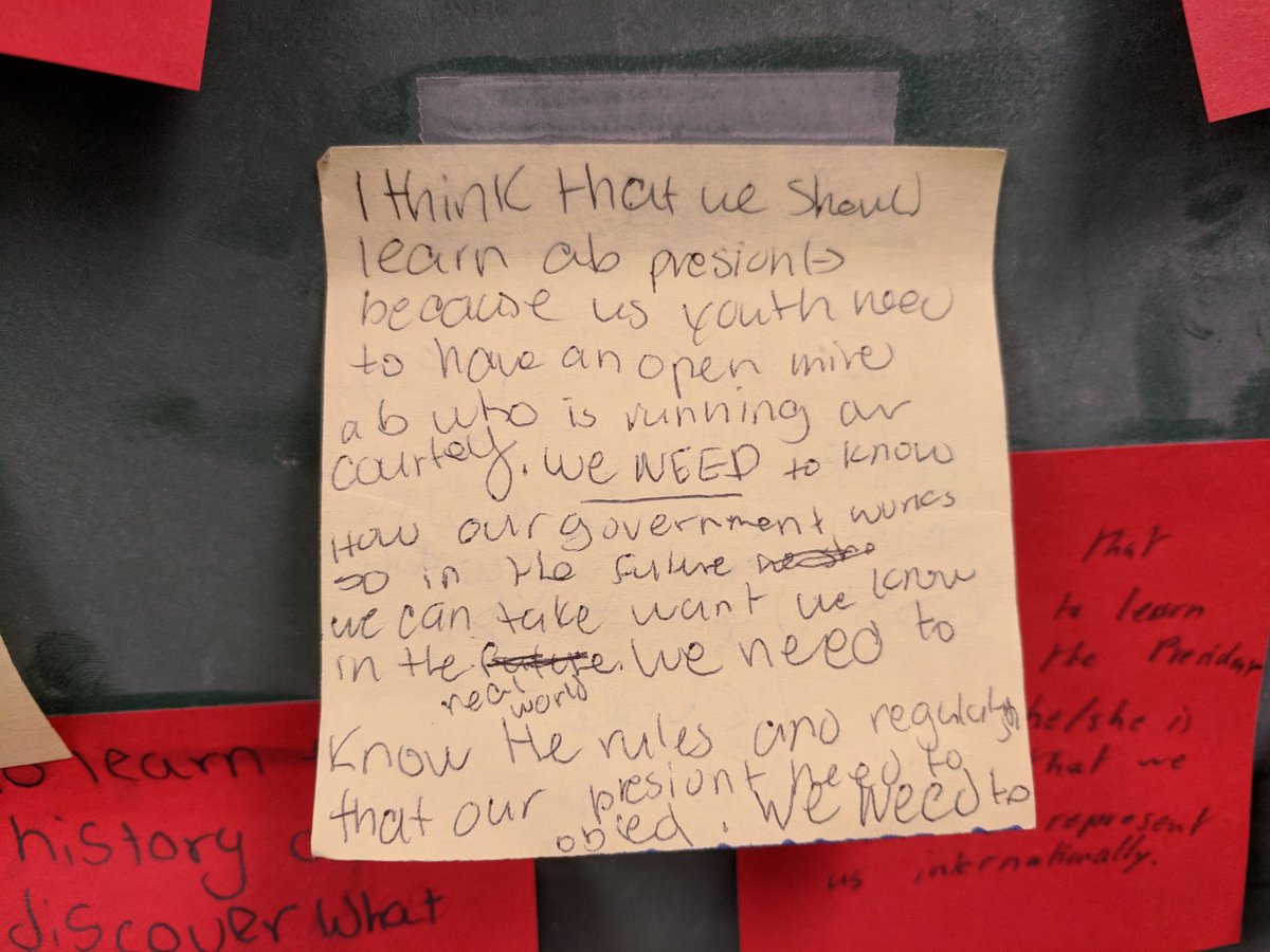 SterlingMiddle1's tweet photo. It's not enough to know WHAT you're learning, students succeed best when they know WHY they learn it. This is how they do that in @teacher_swag's class. #sterlinggrit #whathowwhy https://t.co/w9oVZIeZnT