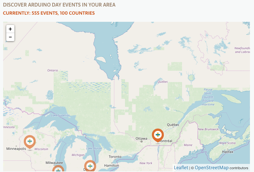 a_l_davidson's tweet photo. 555 events in 100 countries and only 1 #ArduinoD19 event in all of Québec and Ontario -organized by the @educationmakers @RimaAbouKhalil1 @rubyivan | March 16 2019 from 11:00 to 14:00 #MilieuxMake | @houda
@natduponsel @Milieux_news @ConcordiaUnews @nadianaffi @arduino https://t.co/7LNHAdXJE4