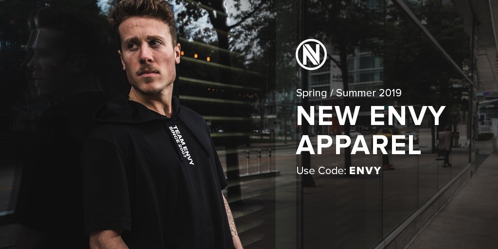 Envy's tweet photo. The wait is over 👀

Get your hands on all the NEW #TeamEnvy merch live NOW!

👕🛍: https://t.co/XgdpTwWObg https://t.co/k1QqtXCEGr