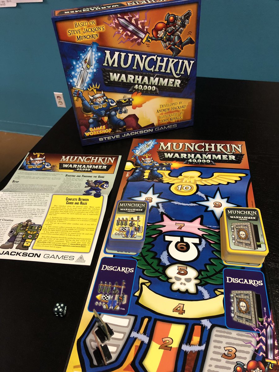 Visit our demo table and check out the new Munchkin Warhammer 40k! Extreme Dakka Dakka in the 41st millenium! #PlayMunchkin