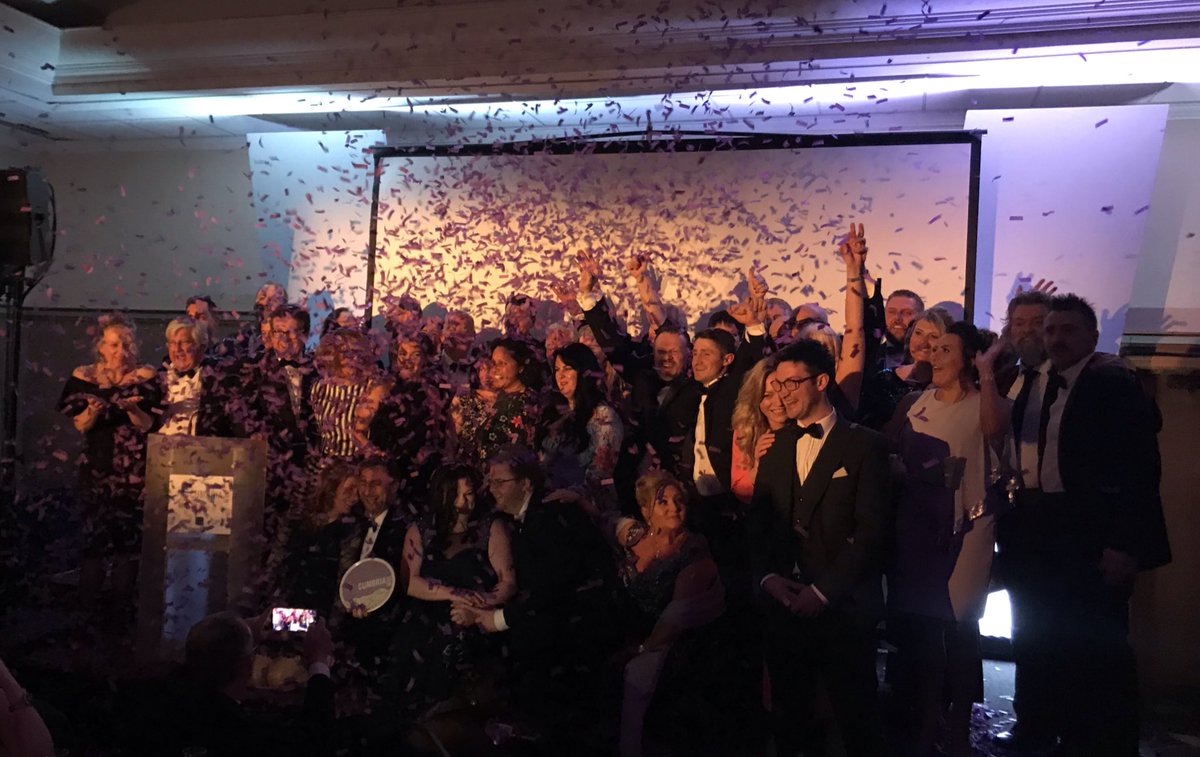 nwfba2024's tweet photo. WOW - what a night! We’re feeling incredibly proud to be a part of such a great county - #Cumbria is full to the brim with amazing family businesses and it was fantastic to celebrate you all tonight! CONGRATULATIONS to all our winners and finalists. You all ROCK! #CFBA2019 https://t.co/6HVZHErtYF