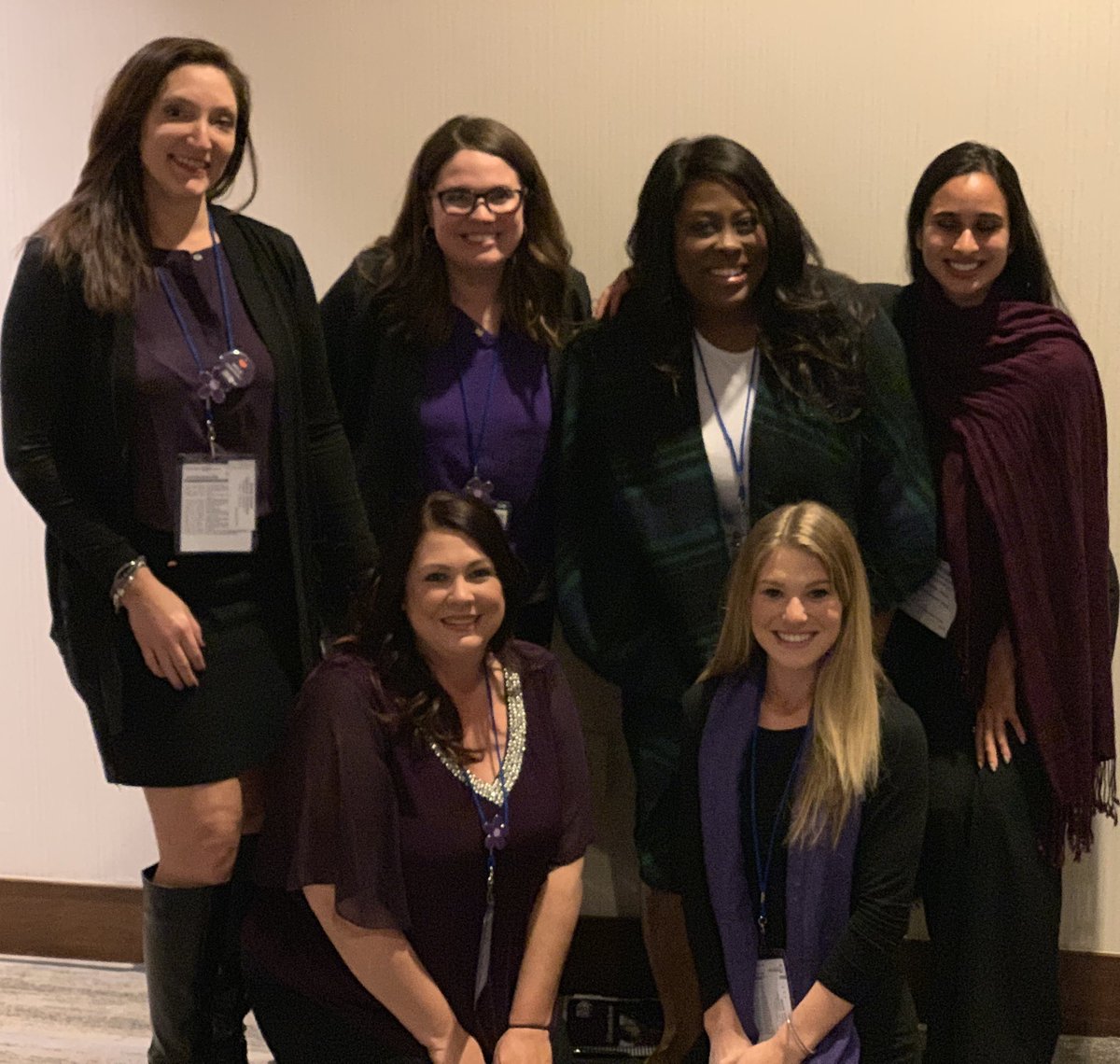 aharris16845's tweet photo. We are at the epicenter of Alz disease. 2/3 ppl living with Alz are women. We are also more likely to be the caregiver for someone with Alz. 4 #InternationalWomensDay, Here are a few Fearless Female’s I get the absolute pleasure of working with. My #ENDALZ sisters 💜 https://t.co/cUh8bmRHmQ