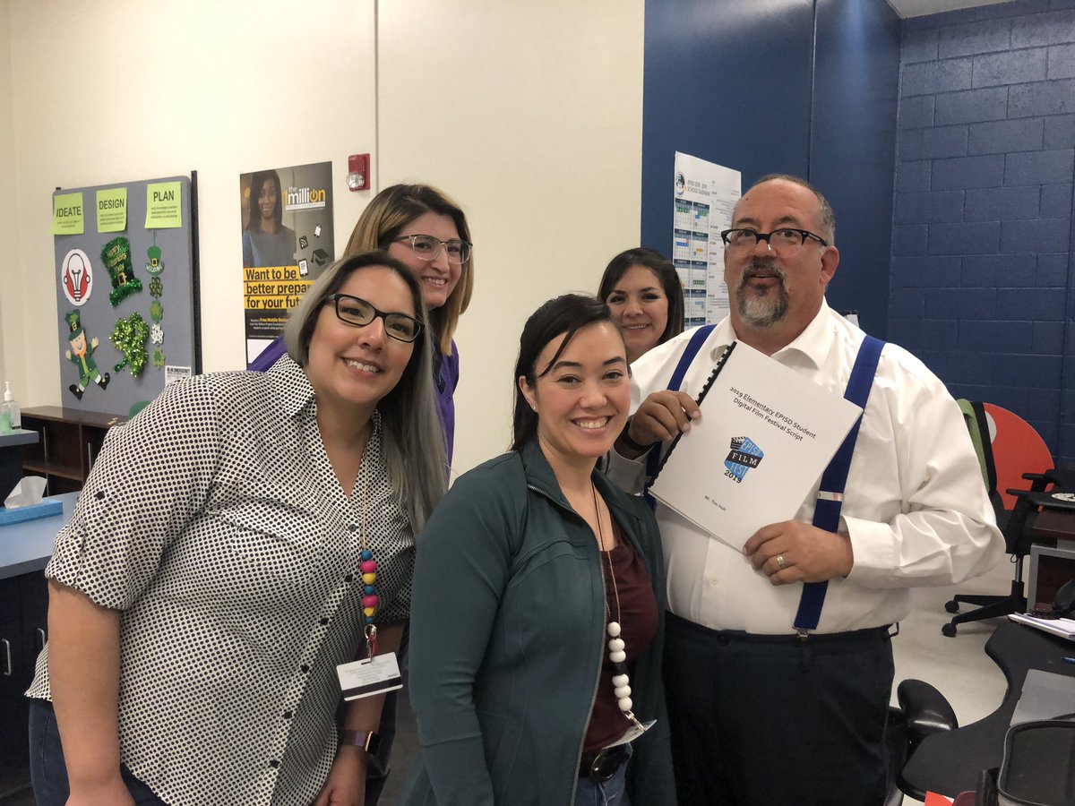 It’s official @timholt2007 (the founder of the EPISD Film Fest) will be presenting the Music Video awards for Elementary! #episdfilmfest Thank You, Mr. Holt!