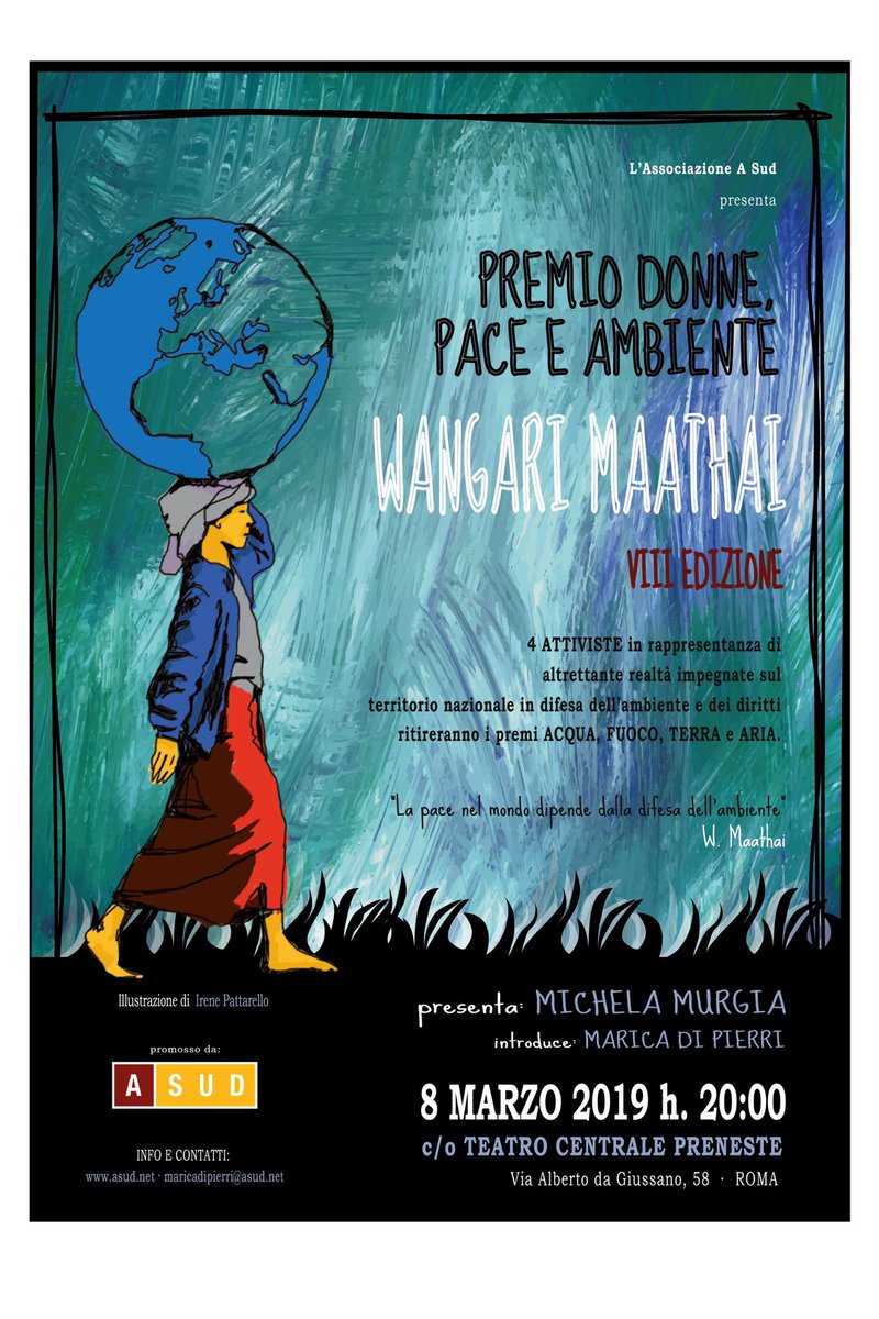 valgraz's tweet photo. #8marzo, le donne dell'Osservatorio Permanente sul TMB hanno ricevuto dall'Associazione A SUD il premio ‘aria’ Wangari Maathai per la difesa del territorio, dei diritti e della salute. #OsservatorioPermanentesulTMB #impiantoTMBAmaSalario #noTMB https://t.co/u9SX8bPKfk