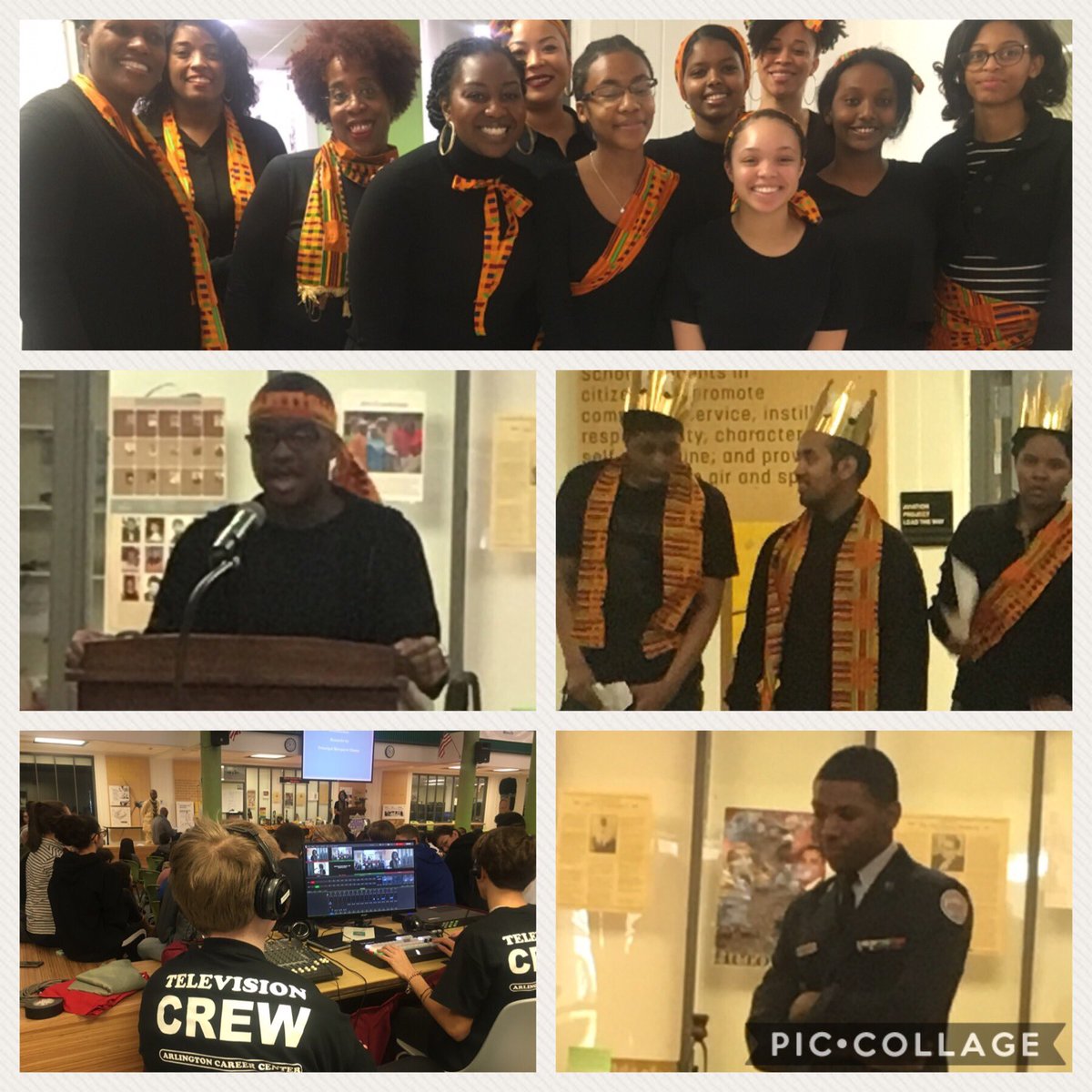 ACC_PBL's tweet photo. We celebrated African American History month with dance, songs and speeches by our students.  Today epitomized why I am so proud to be part of the @APSCareerCenter community! @AcadAcademy @arlingtontechcc @micah_pep @ACCHilt_Inst @APS_OEE #APSisAwesome https://t.co/TiVSEPjnxT