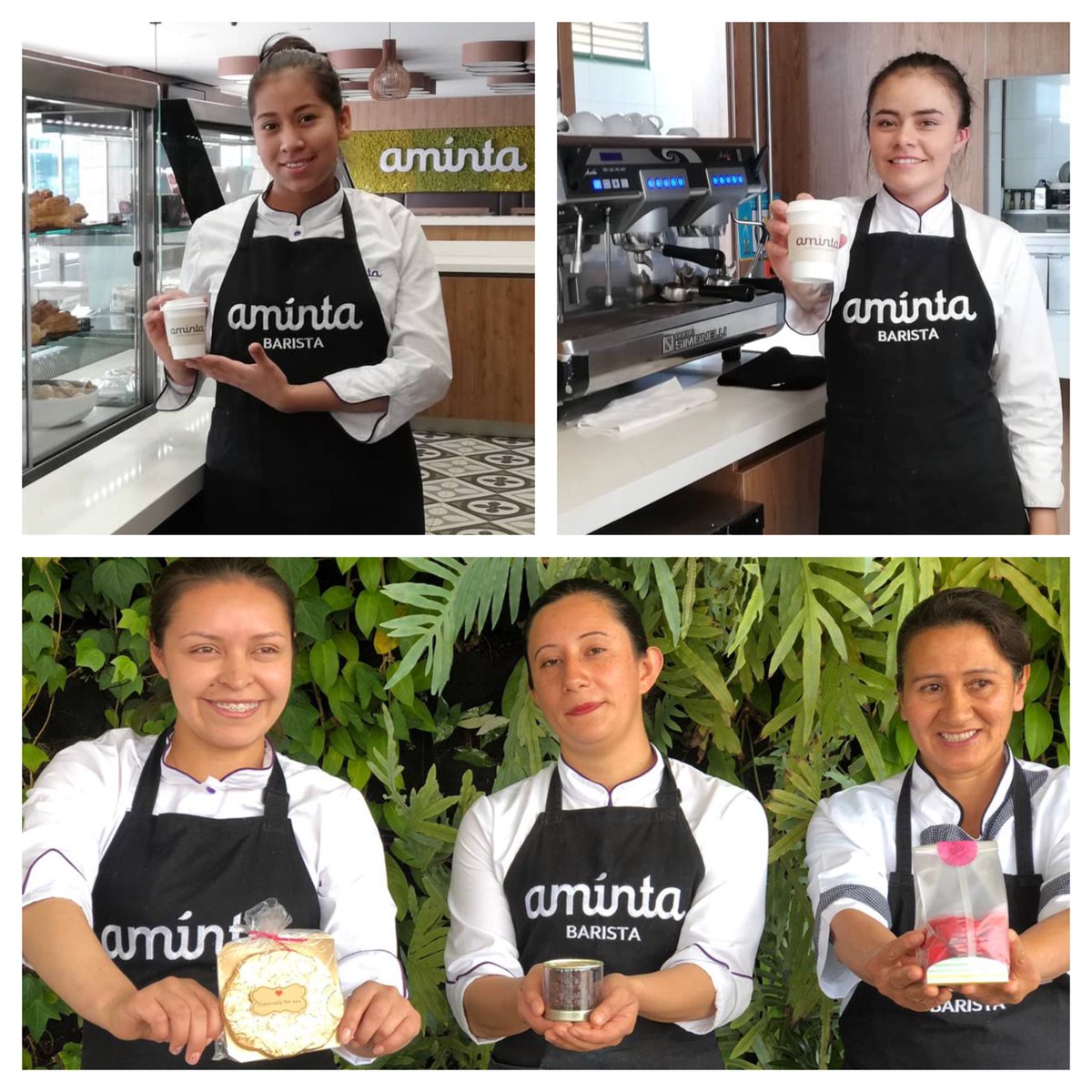 AMINTA24horas's tweet photo. ¡Mujeres Aminta! Trabajadoras y siempre adelante, son el símbolo de esfuerzo y dedicación.💪👩🏻‍🍳🌹❤
#Aminta #comonosgusta.
#DíaInternacionalDeLaMujer.
👩🏻‍⚕👩🏻‍🍳👩🏼‍🏫👩🏽‍💼👩🏻‍🔬👩🏼‍⚖ #Tunja #GreenHills #PlazaDeBolívar · #Cundinamarca #Mosquera. #Café #Pastelería #Restaurante. #Gastronomía. https://t.co/PDeo3DDTFq