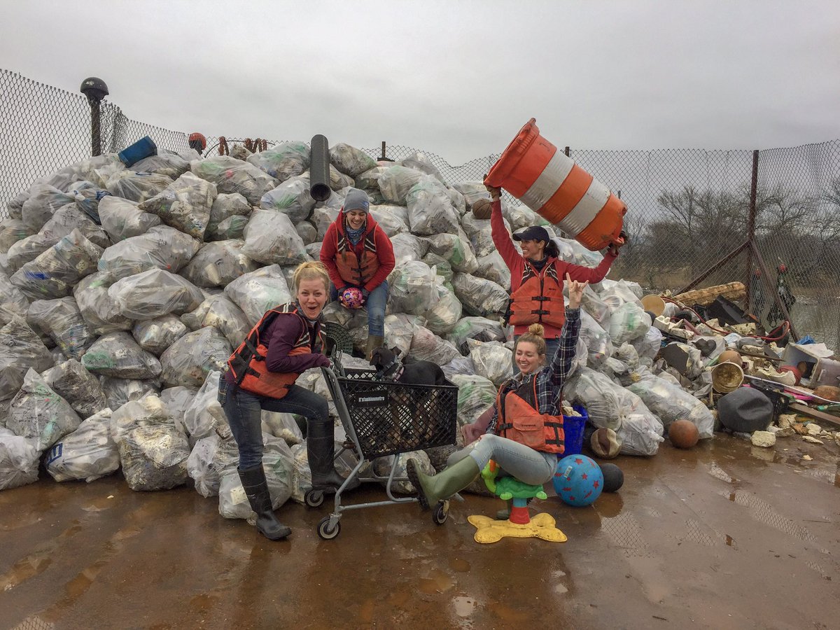 The woman crew of Living Lands &amp; Waters - rough, tough &amp; ruthless. But always willing to lend a hand. Happy International Women’s Day! #InternationWomensDay