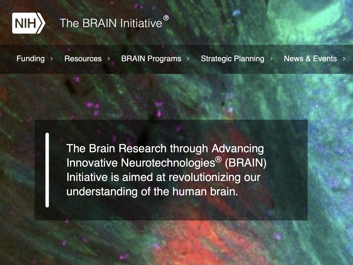 Brain Research Through Advancing Innovative Neurotechnologies® Initiative Is Aimed At Revolutionizing Our Understanding Of The Human Brain.What Else Being Researched And Developed At The 'Brain' Initiative? Who's Strategic Partners? https://www.braininitiative.nih.gov 