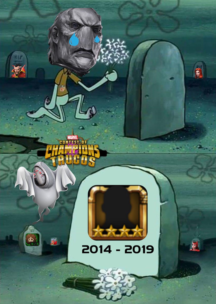 MCoCTrucos's tweet photo. #MCOCRoster Rest in Peace 4-Stars! ⚰️ #Act6
#Marvel #Kabam #ContestofChampions #MCoC #Kabamed #Nerf https://t.co/XyyjfoEHsk