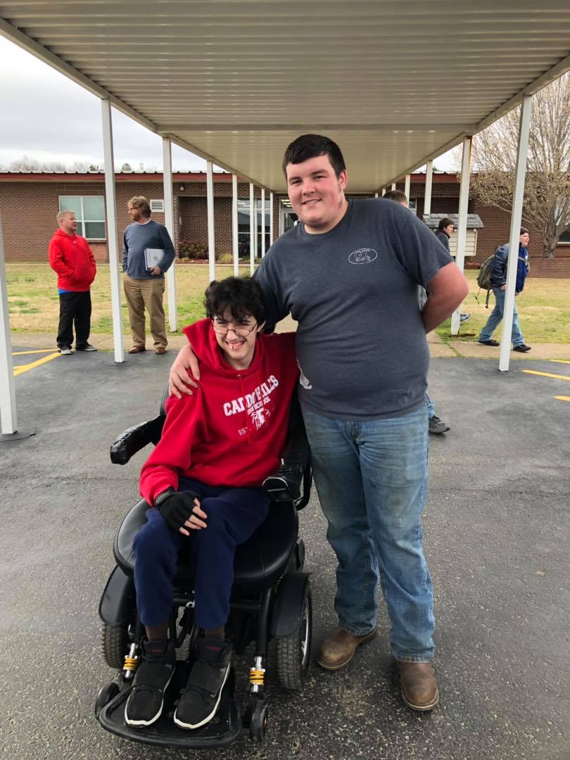We wanted to share this #inspirational story we came across this morning! High school student Tanner Wilson worked and saved for 2 years to surprise his friend Brandon Qualls with a motorized wheelchair! We salute you Tanner for being a great #friend and #hero!