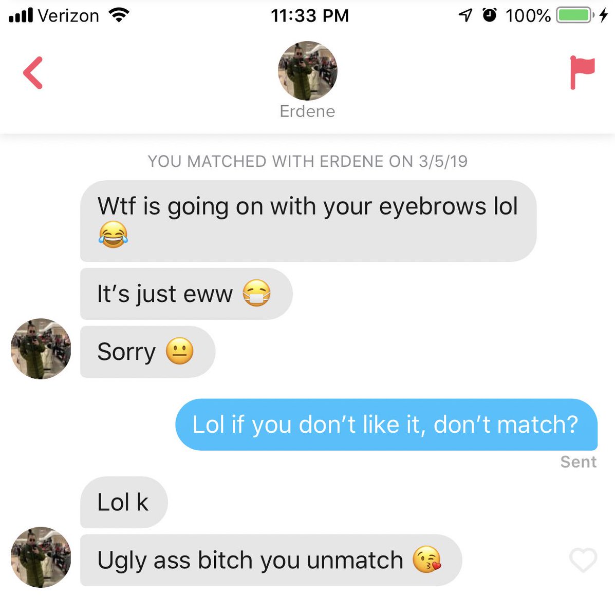 sevenof69's tweet photo. It costs 0.00 to not be like this #menoftinder https://t.co/whdeRltPnW