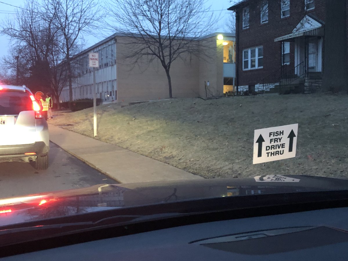 patrickjpowers's tweet image. What’s more #STL Catholic than sitting in a #fishfry drive thru line on a Friday night?
