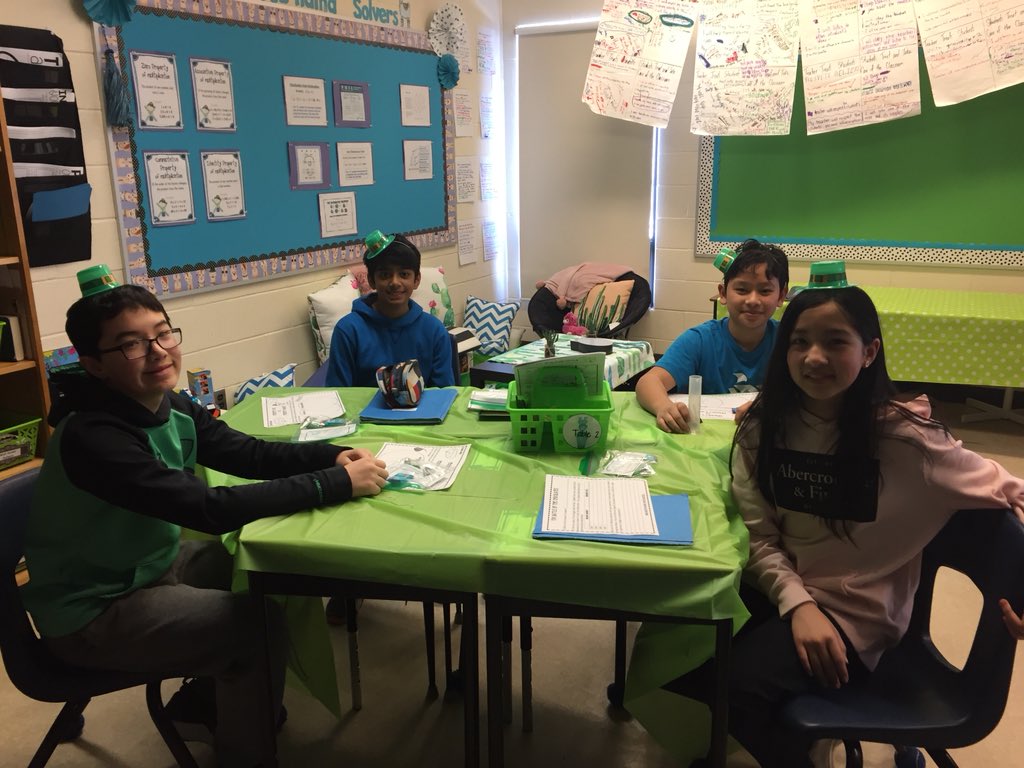 MsMcNaught's tweet photo. Celebrating St Patrick’s Day early in our Math class with a chocolate challenge! #irregularshapes #volume #polyhedrons #shapeattributes #math #science @sjnycdsb https://t.co/ulZ8dkGm5N
