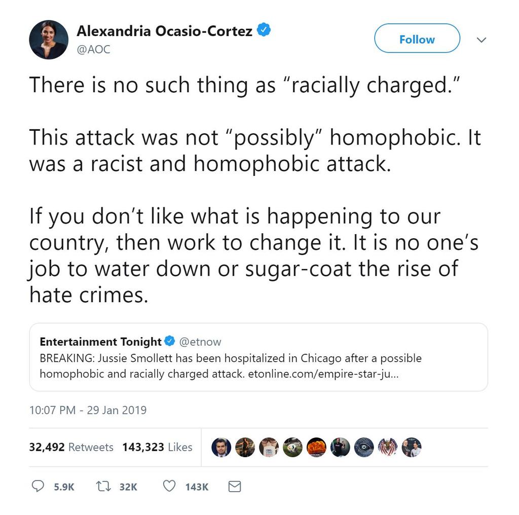 FredForTrump's tweet photo. π
#MAGA πΊπΈ
#Smollett #smollethoax
#JussieSmollett #LockHimUp
#LockJussieUp
Media silent?
How about @KamalaHarris, @CoryBooker, @RepMaxineWaters, @aoc, and @Alyssa_Milano
Jussie Smollett indicted on 16 felony counts following Chicago attack allegations
https://t.co/NNDMBprfcP https://t.co/pNN46mWmWp