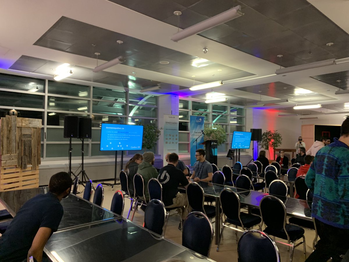Patrick_Taillon's tweet photo. It’s started now #HackQc19. https://t.co/zHvK2HAUqw